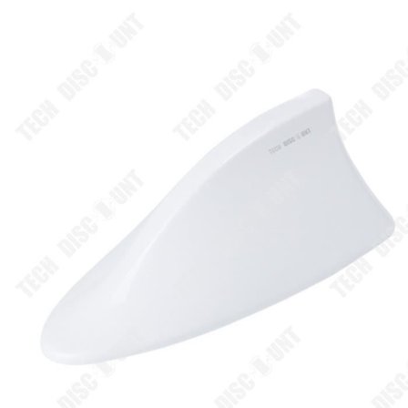 Dekorativ antenne - TD - Hajfinne - ABS - Hvid - Trådløs modtagelse