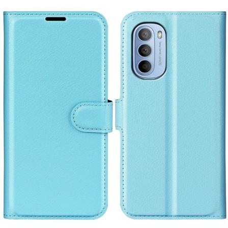 Classic Motorola Moto G31 Flip Etui - Blå Blue