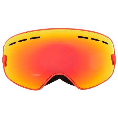 Dobbelt lag anti-tåge store sfæriske udendørs børnebeskyttelse skiløb sport briller skøjteløb briller rød ramme