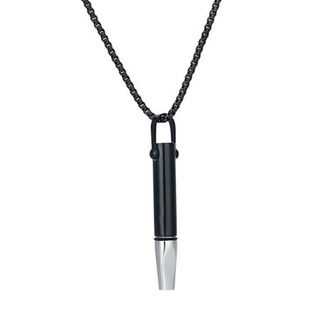 Nytt andningsmotstånd Visselpipa Halsband med Bomullskärna Stresslindring UK