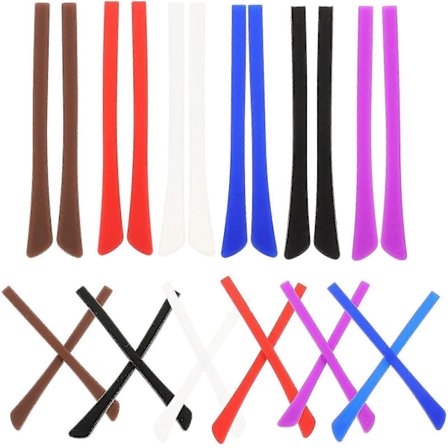 12 par silikone brillestangspidser skridsikre brilleøre puder øregreb