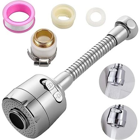 Svingbar vandhane, køkkenhaneforlænger