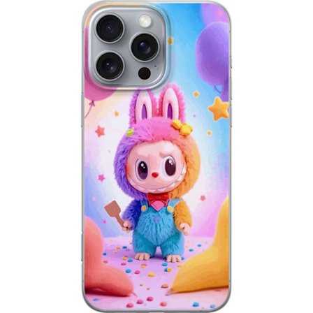 Kompatibelt Mobilskal till Apple Apple iPhone 16 Pro Max Vinyl monsterfigur kanin med nyckelring