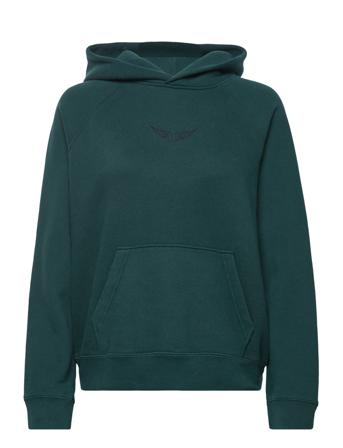 Georgy Photoprint Color Box Hoodie Grön Zadig & Voltaire