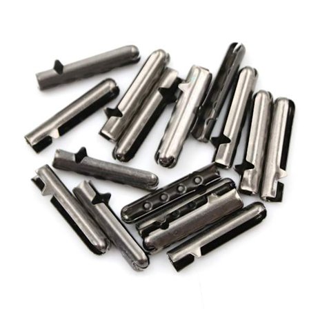 10stk Metal DIY Shoelisser Reparasjon Sko Blonder Tips Erstatning End