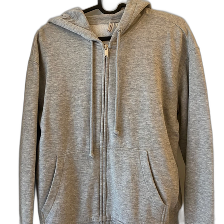 Hoodie med dragkedja