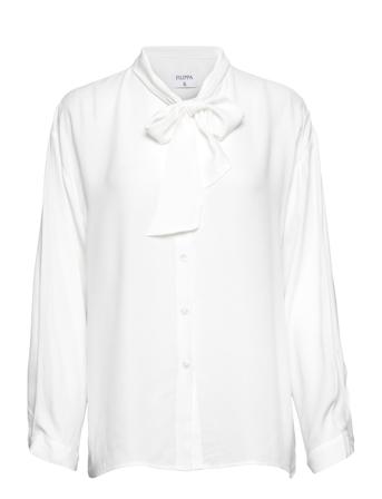 Amelia Blouse Bluse Langermet Hvit Filippa K