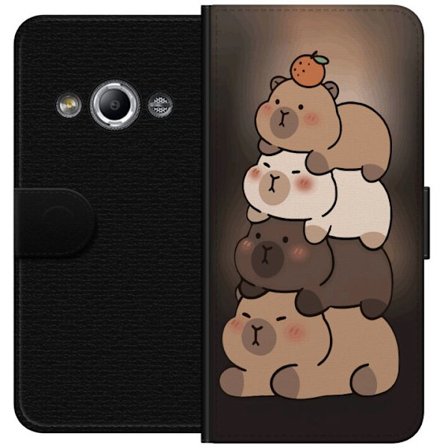 Kompatibel Tegnebogsetui til Samsung Galaxy Xcover 3 Capybara Kawaii Sød Dyr Figur