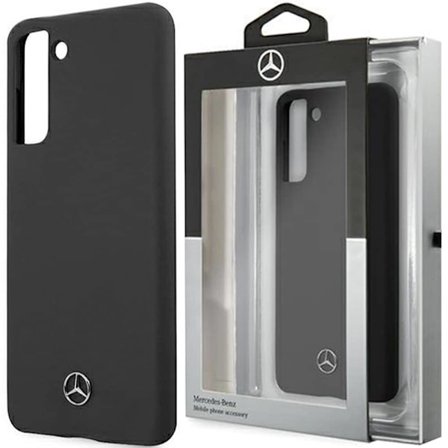 MERCEDES SILICONE LINE ETUI TIL SAMSUNG GALAXY S21+ - SORT