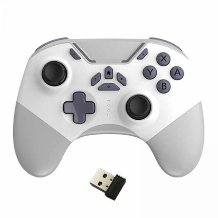 Langaton peliohjain Windows 7 8 10 PC/iPhone/Android/Nintendo Switch /Tesla(Harmaa)