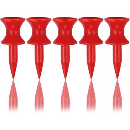 Røde Golf T-skjorter Plast 32MM 100 Stk Små Slott Golf T-skjorter 1 1/4 tommer