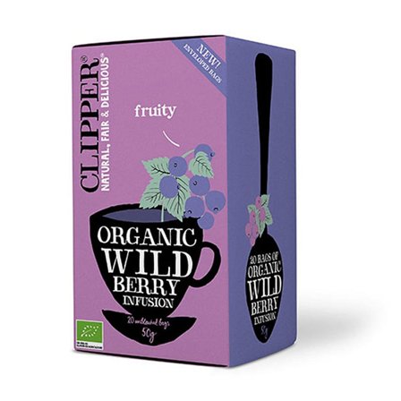 Clipper Wild Berry Te Ø 20 breve, Helse & Madvarer, Te, Frugtte