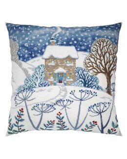 Broderikit Kudde Vinterdag