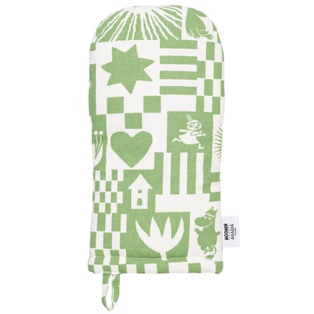 Arabia Mumin Fest grytvante, grön | Dukning & Servering > Mumin | Bagaren och Kocken