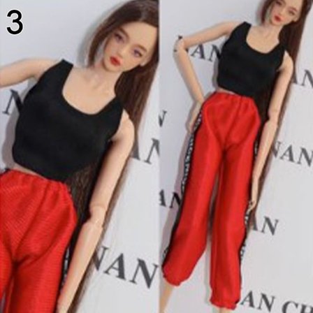 Blommiga jeans läderbyxor 3 3