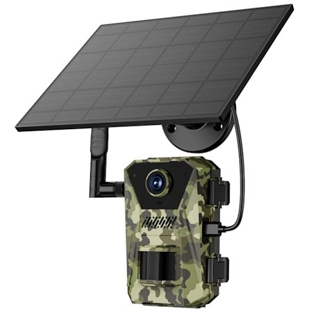 Solar 4G Trail Kamera Vattentät PIR Night Vision HD Jaktkamera