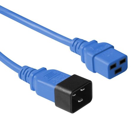 MicroConnect Blue power cable C20 to C19,