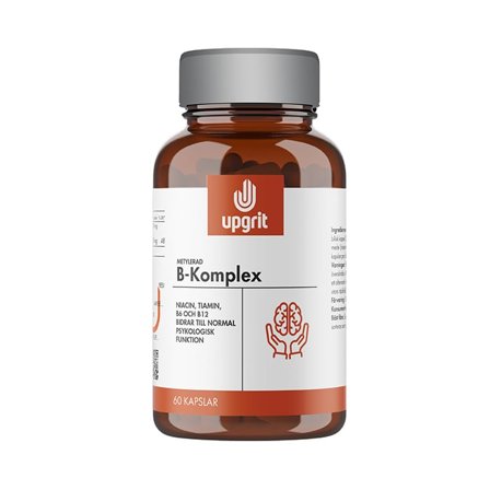 Upgrit B-Komplex Metylerad 60 kapslar