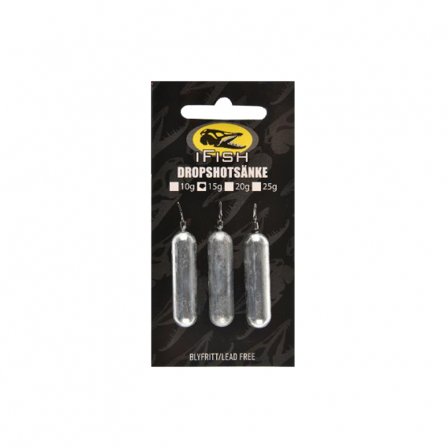 IFISH Dropshotgewicht Bleifrei 15g, (3-Pack)