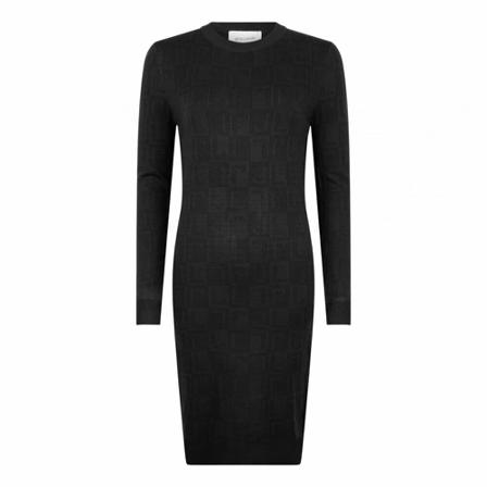 Jacky Luxury Jurk , Zwart , Dames , Maat: S