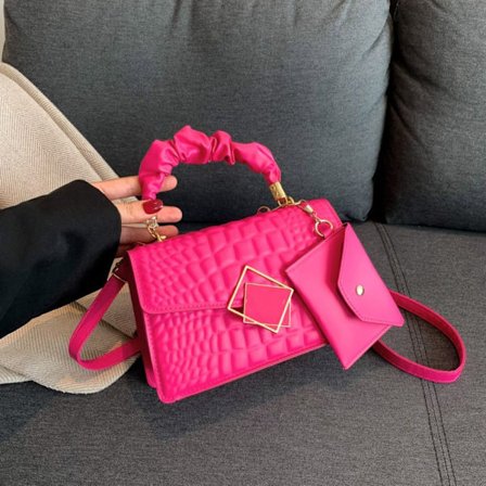 Crossbody Bag Messenger Bag ROSE RED