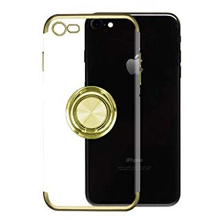 Stötdämpande Silikonskal med Ringhållare - iPhone SE 2022