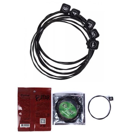 6 stk/lot nylon + 3 % polyester klassisk gitarstreng NX35-C Colo