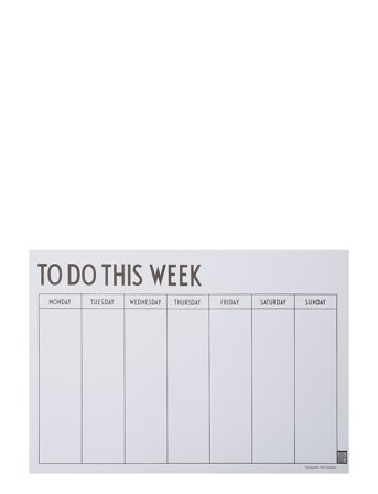 Design Letters Weekly Planner - Multi/patterned - ONE SIZE