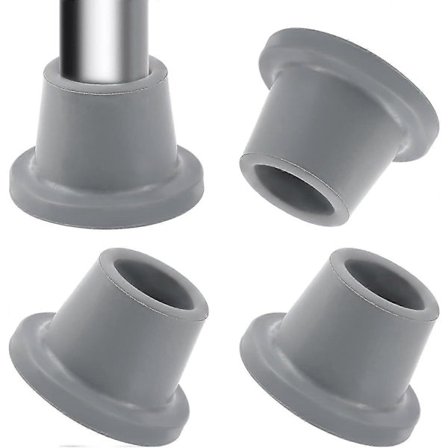 Suihkutuolin Jalkasuojat 4 kpl Raskaat Suihkutuolin Jalat Kumiset Vaihtojalat Sopivat Suihkutuoliin, Kylpytuoliin