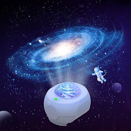 Stjerneprojektor Galaxy LED Natlys Bluetooth Fjernbetjening
