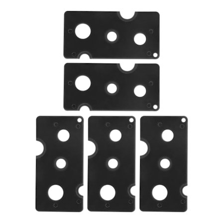 5 stk. Æterisk olie flaskeåbner Simpel Bærbar Parfume Roll On Flaske Fjernersæt Sort A021H