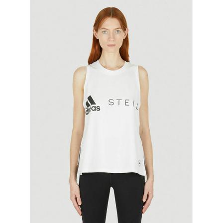 Adidas by Stella McCartney Logo Tank Top Hvid, Dame