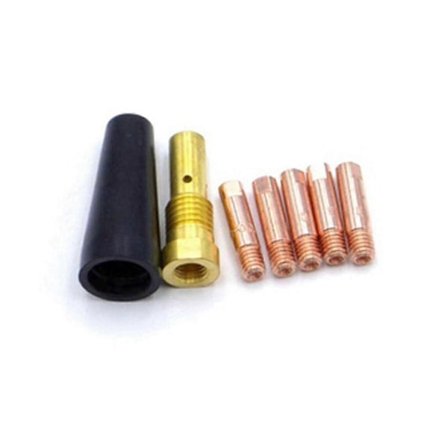 FC90 Mig Svejser Gasfri Dyser Spidser Sæt - 7 stk. 0,9 mm Fluxfyldt Tråd Fremføring Svejserværktøj S20241230989