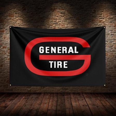 3x5 Ft G-General Dæk 'pexis' 'pexis' Racerflag Polyester Trykt Bilflag til Værelse Garage Dekoration ZZZ646 120 x 180cm