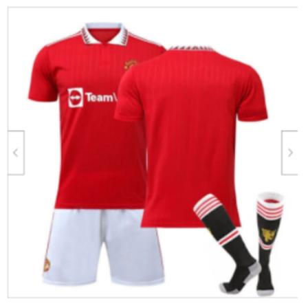 22-23 Manchester United Fotbollströja Kits Vuxen fotbollströja Unnumbered 12-13Years#28