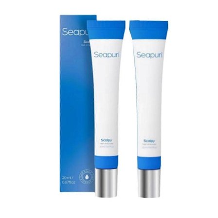 1-5x Seapuri Hodebunnsampulle for Hår, Hårtap & Gjenvekst | Hodebunnsbehandling med Salisylsyre, Mentol, for Menn & Kvinner