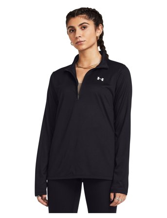 Under Armour Tech 1/2 Zip- Solid - Black - L
