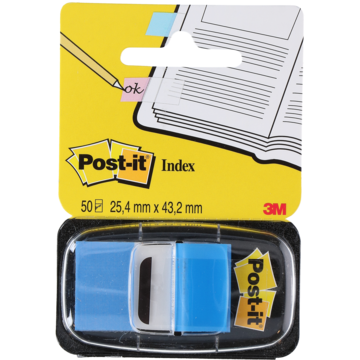 Post-It Index/Faner Blå