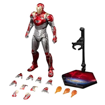 ZD toys Iron Man Action Figur Iron Patriot MK1-7 MK17 MK33 MK85 MK30 War Machine Legends Avengers Tony Stark Samle legetøj Gave-Perfekt