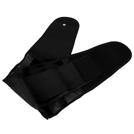 Pustende Mesh Støtte Treningsbelte Fitness Midjetrening Gym for Både Menn og Kvinner Svart