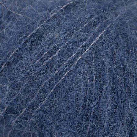 Drops Garn Brushed-Alpakka-Silk Marineblå 39, 25g