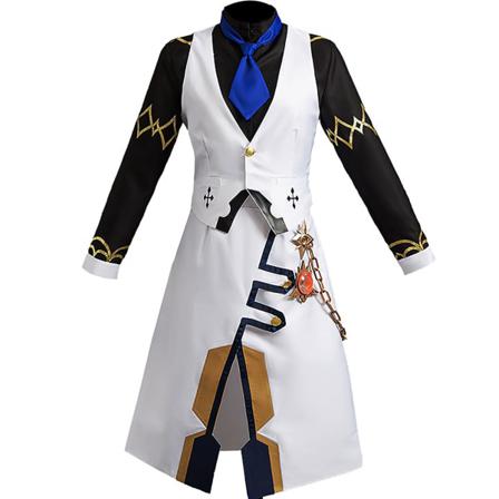 Genshin Impact Cosplay Kostym Abedo Anime Halloween Luxury Par