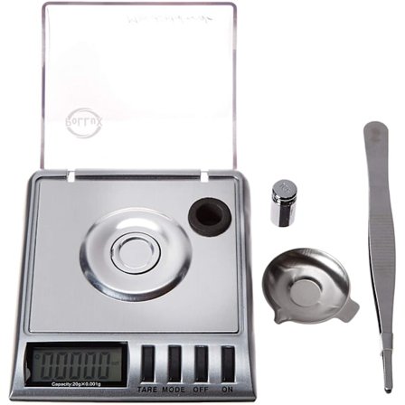 Älykäs paino, tarkka digitaalinen milligrammajauhovaa'aka, 20 x