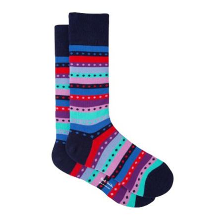 Paul Smith Socks Navy Rose Rose M1A 380Kv Hf671 47 , Blauw , Dames , Maat: ONE Size Sokken