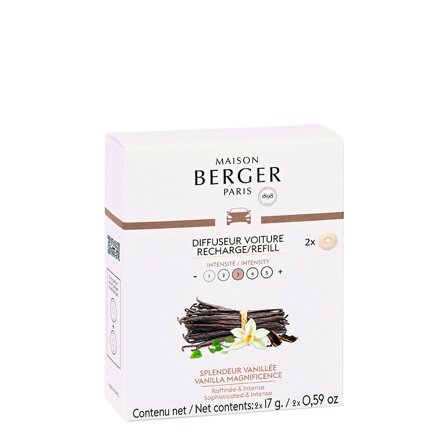 Maison Berger Paris Diffuseur Voiture Ricariche per diffusore Auto Splendeur Vanillée - Profumo per Automobile