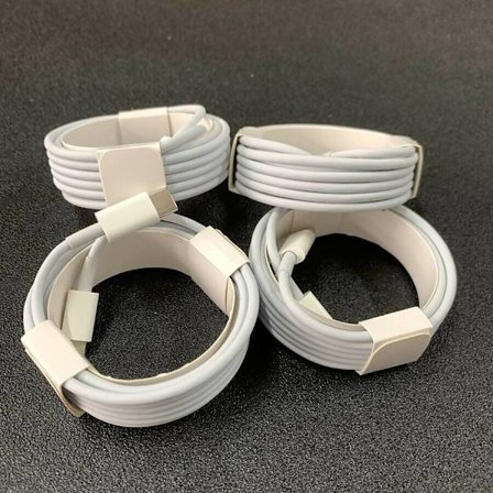 (4st) USB-C till Lightning kabel för iPhone 12/13/14 20W vit 2m