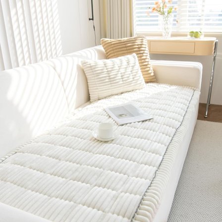 Paksu sohvanpäällinen, pestävä, pehmeä vakosametti yleiskäyttöinen sohvanpäällinen, 2-, 3-, 4-istuttava, liukumaton sohvanpäällinen, kodikas 