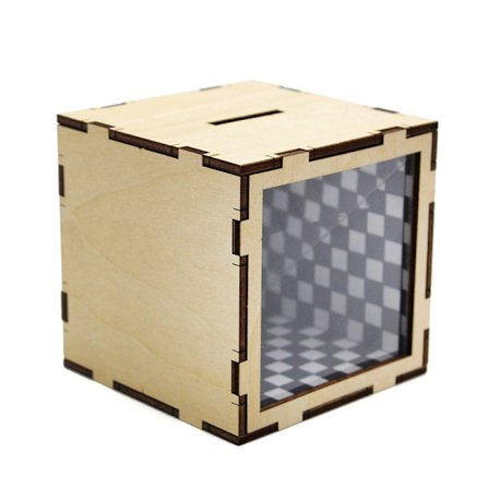 Magisk sparebøsse – Håndlavet gør-det-selv spareboks – Uddannelsesmæssig videnskabsmodel – PVC-materiale