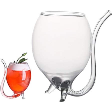 300 ml kreativt rödvinsglas, vampyrvinglas, personligt R