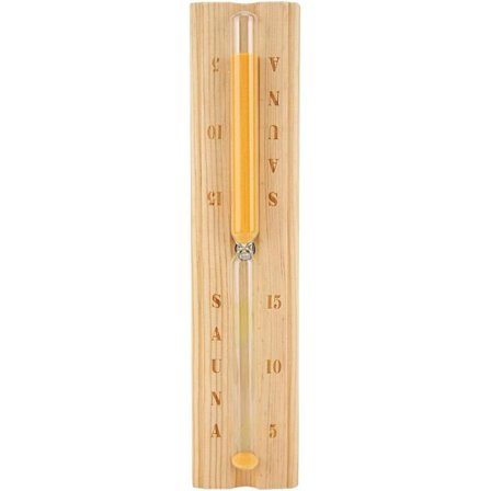 Sauna Timeglass 15 minutter, Sand Timer Klokke Nedtelling Timeglass